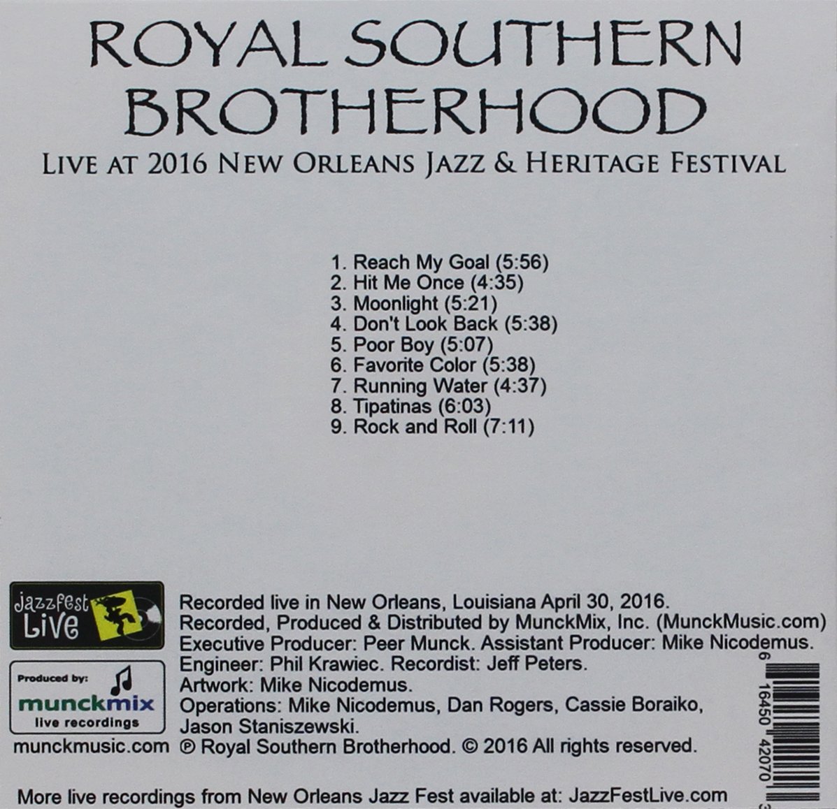 Live At Jazzfest 2016