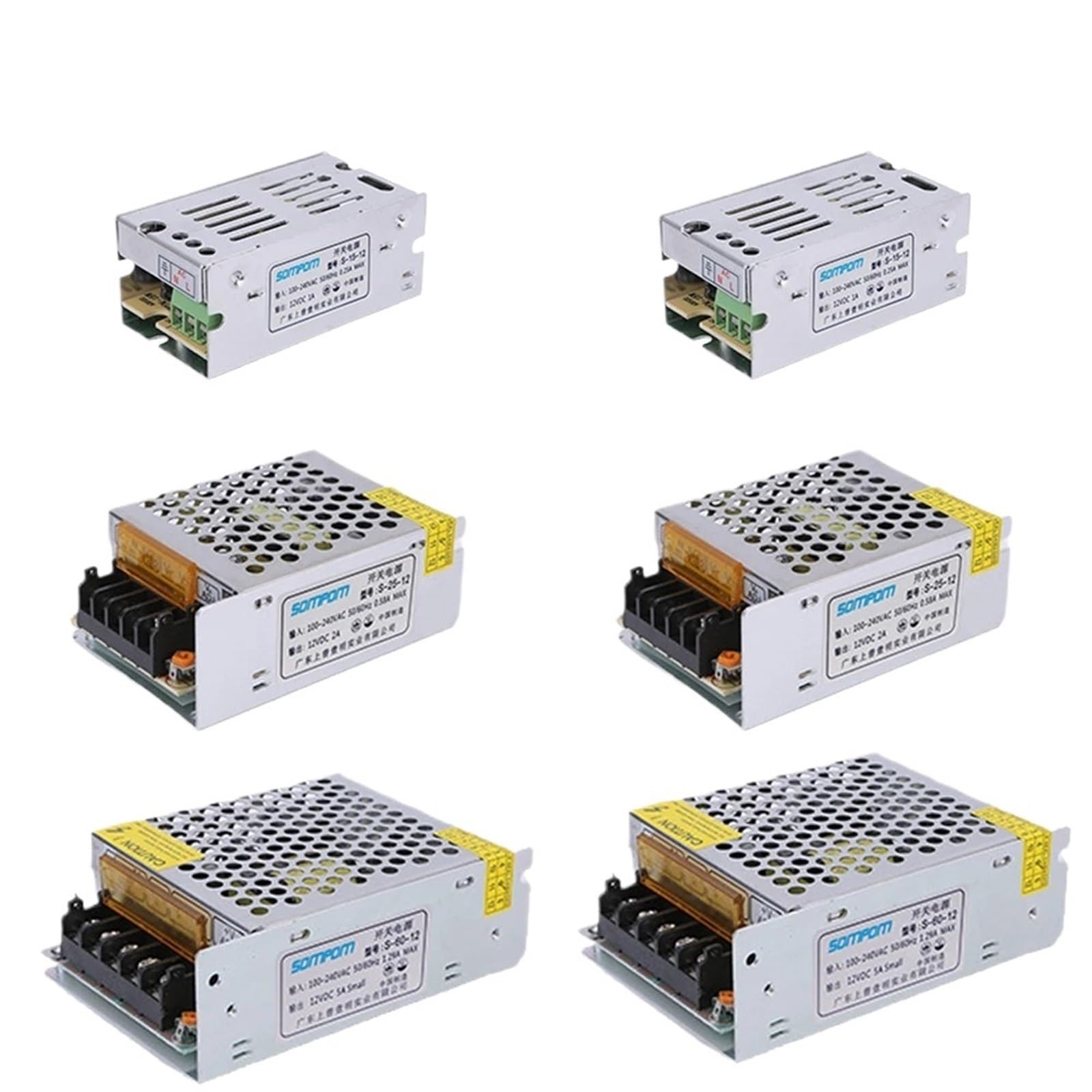 Zasilacz impulsowy 5V 12V 24V Zasilacz LED Sterownik AC 2 A 10 W 24 W 48 W Transformator oświetleniowy (24 V 2 A)