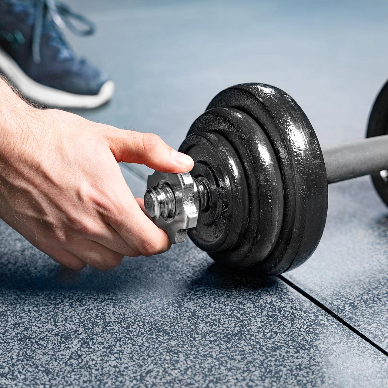 FORZA Set Manubri Regolabile - Pesi Palestra Manubri 20kg Include 2x Manici, 12x Dischi, 4x Collari Girevoli e 1x Custodia | Perfetto Per Uso Domestico E Palestra | Attrezzatura Da Allenamento