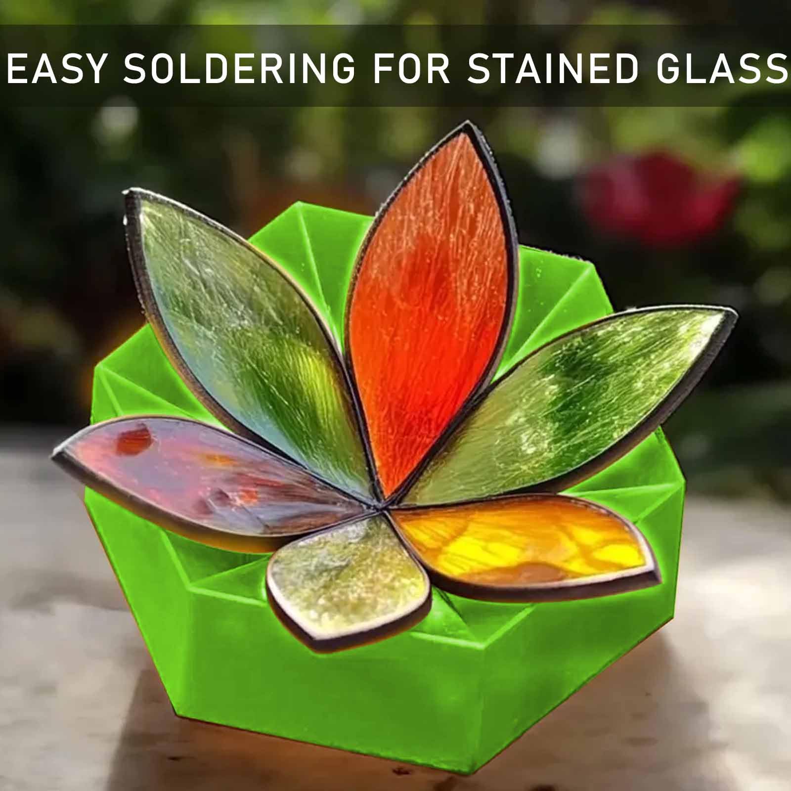 Amazon.com: ARSTBETY 4 Layer Stained Glass Succulent Soldering Jig, 5/6  Petal Bloom Stained Glass 3D Flower Succulent Soldering Jig 10 20 30 40  (6 Petal Red Yellow Blue Green) : Arts, Crafts & Sewing