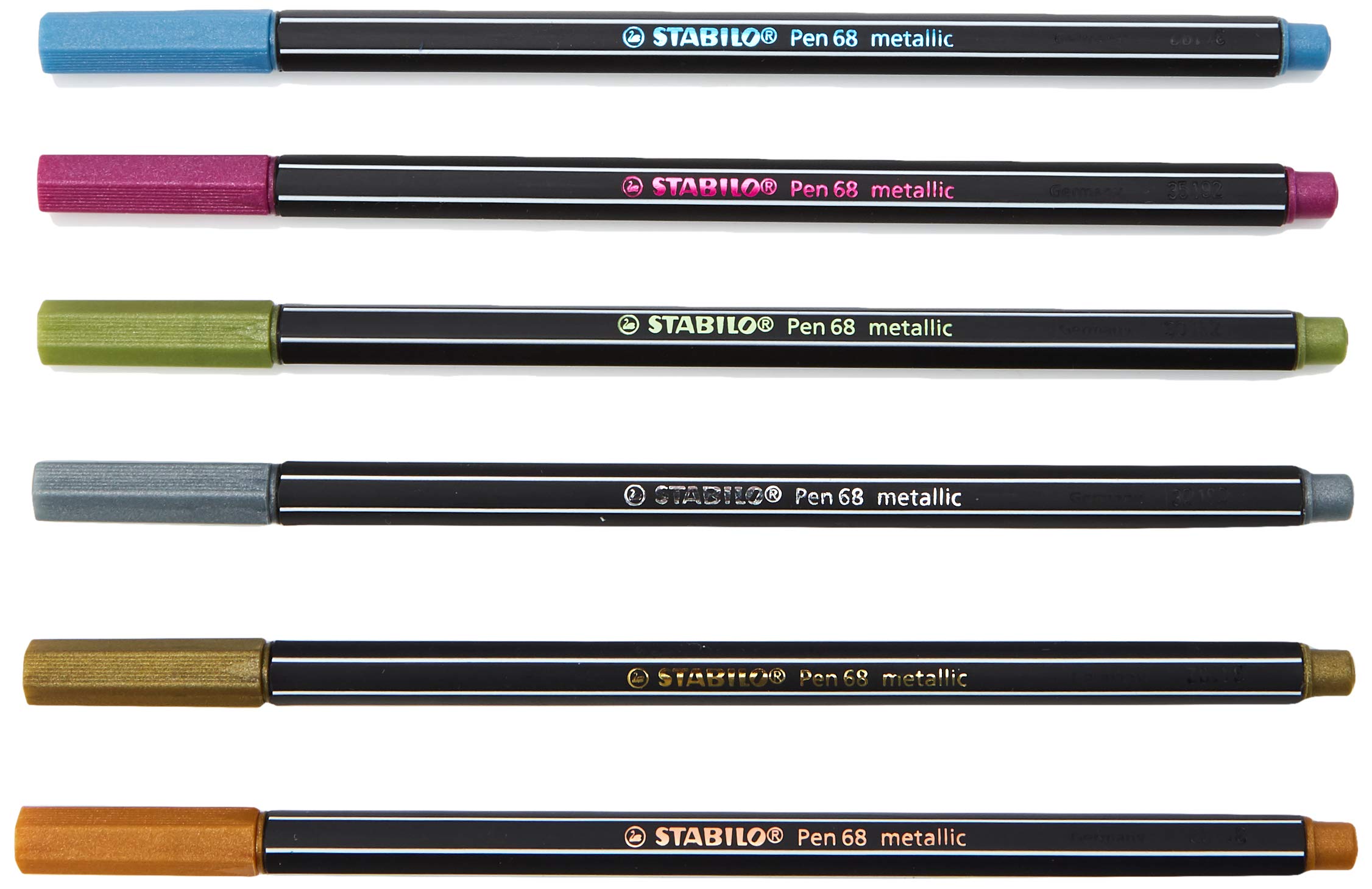 STABILO Metallic Premium Filzstift Pen 68 Metallic Display von 60 Stück