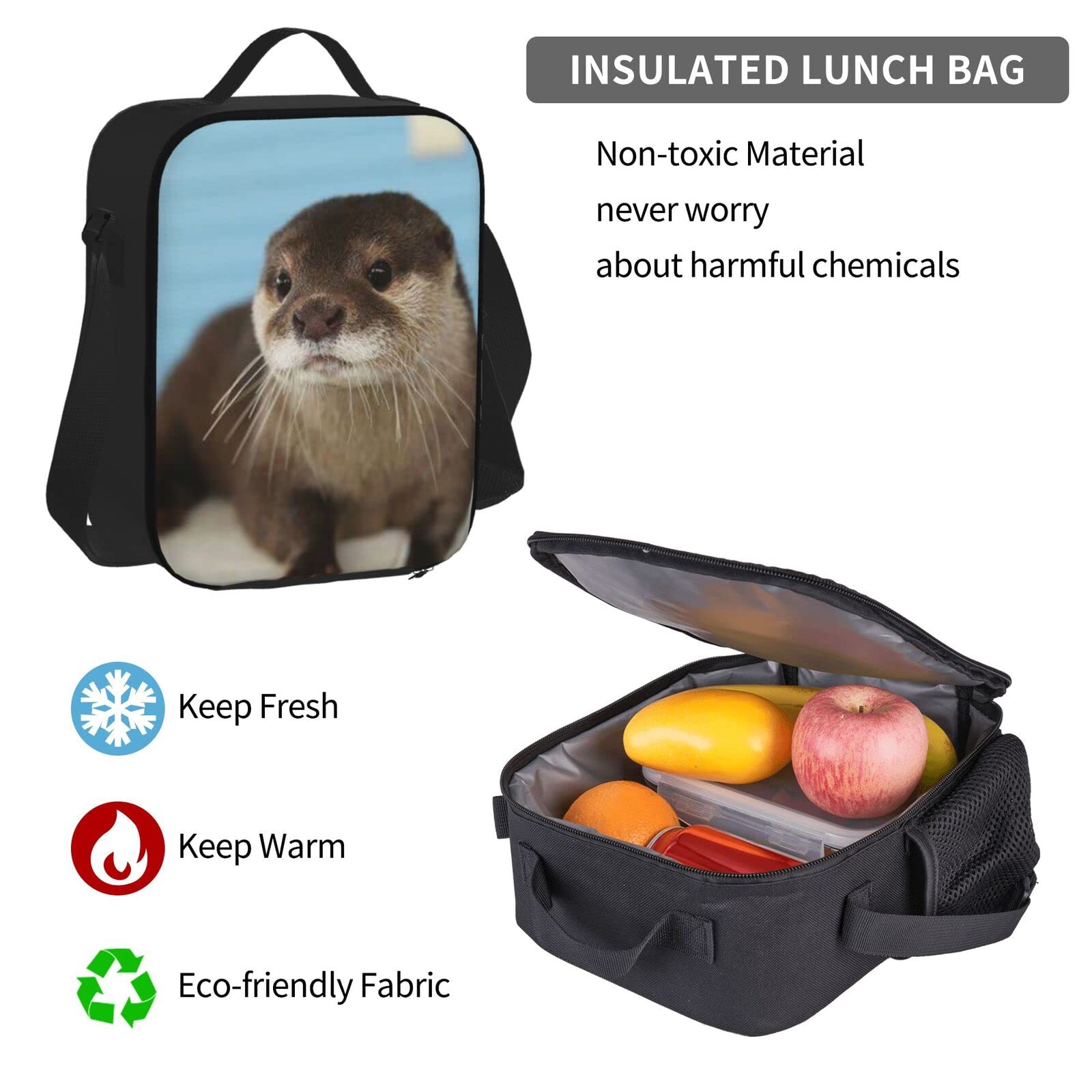 SEANATIVE Schulrucksack-Set Mit Tiermotiv - Inkl. Lunchbox & Federmäppchen Für Kinder 5-19 Jahre