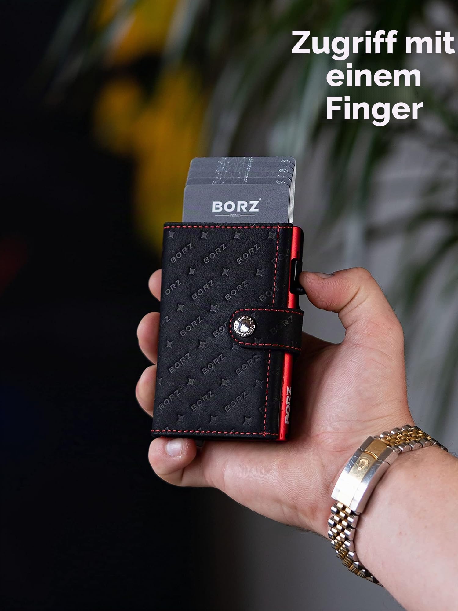 Kartenetui mit Münzfach AirTag kompatibel I Slim Wallet mit RFID Schutz I Mini Portemonnaie für Herren & Damen Geldbörse I Geldbeutel für Karten & Scheine aus echtem Leder