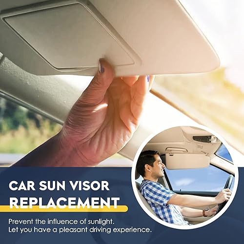 Miniatura 6 de Visera solar del lado del conductor izquierdo para Toyota RAV4 (techo con luz) 2006 2007 2008 2009 2010 2011 2012 2013, sustituye a 74320-42501-B2,