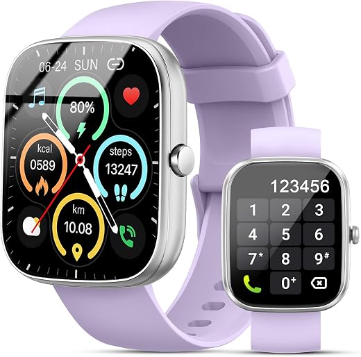 Fempoin Smart Watch, SmartWatch for Men Women Touch Screen Answer/Make Call, IP68 Waterproof 100+ Sport Activity Tracker, ...