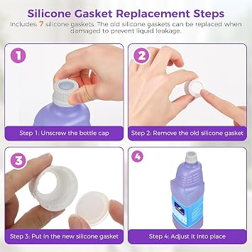 Refillable Replacement Bottle for Swiffer Wet JetTM Mop, 1250ml/42 oz,Empty