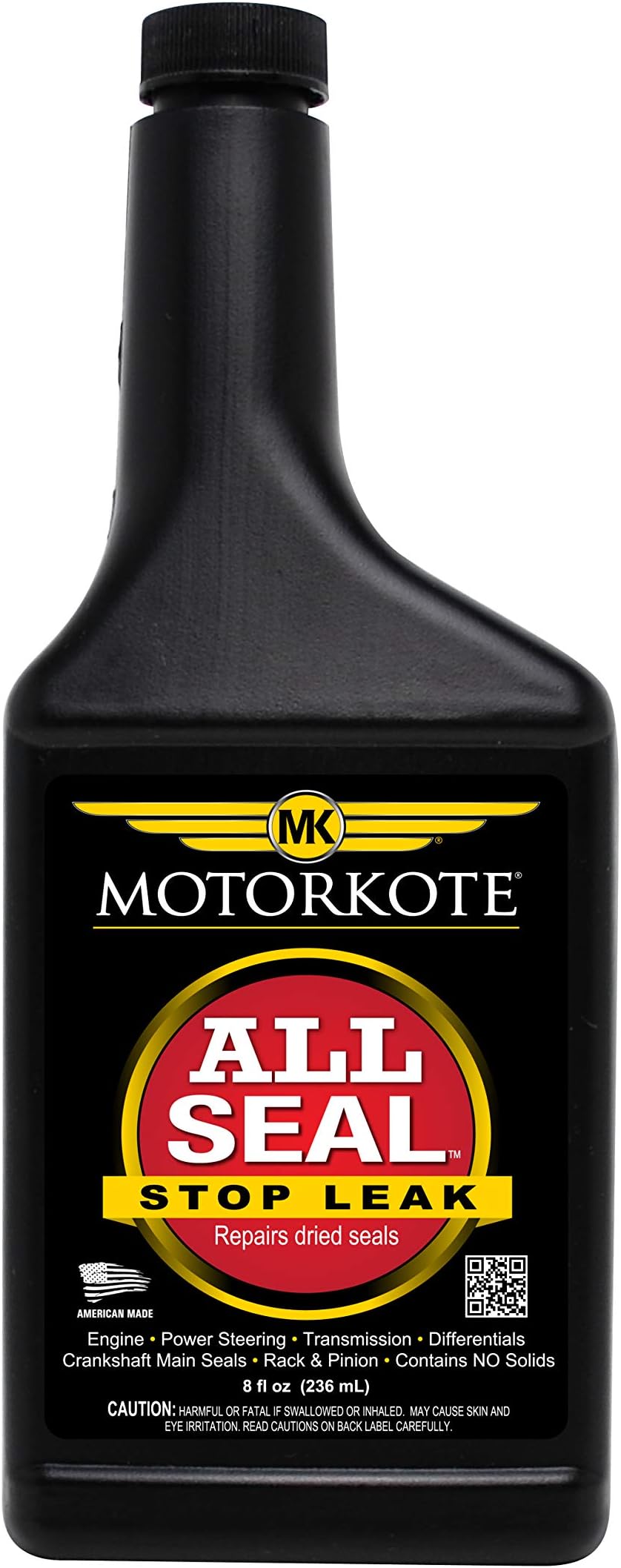 All Seal Stop Leak Preventer for Engine, Transmission, and Power Steering | 8 fl. oz, Single