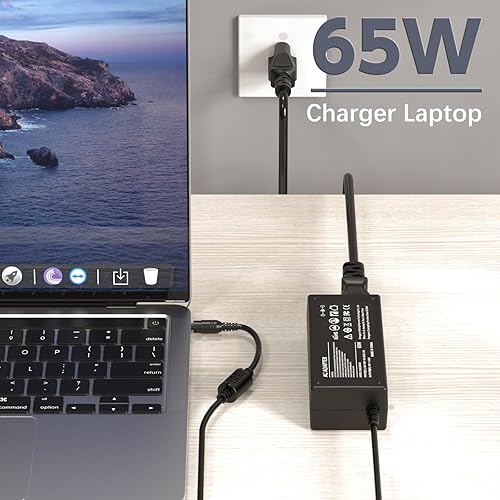 Miniatura 2 de ROLADA Cargador de 65 W compatible con Acer Chromebook R11 13 15 11 14 Series; C720, C731, CB3-421, CB3-431, CB3-532, CB3-132-C4VV, CB5-311,