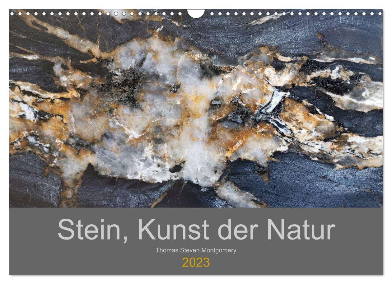 Stein, Kunst der Natur (Wandkalender 2023 DIN A3 quer): Naturstein in Nahaufnahme (Monatskalender, 14 Seiten ) (CALVENDO Natur)