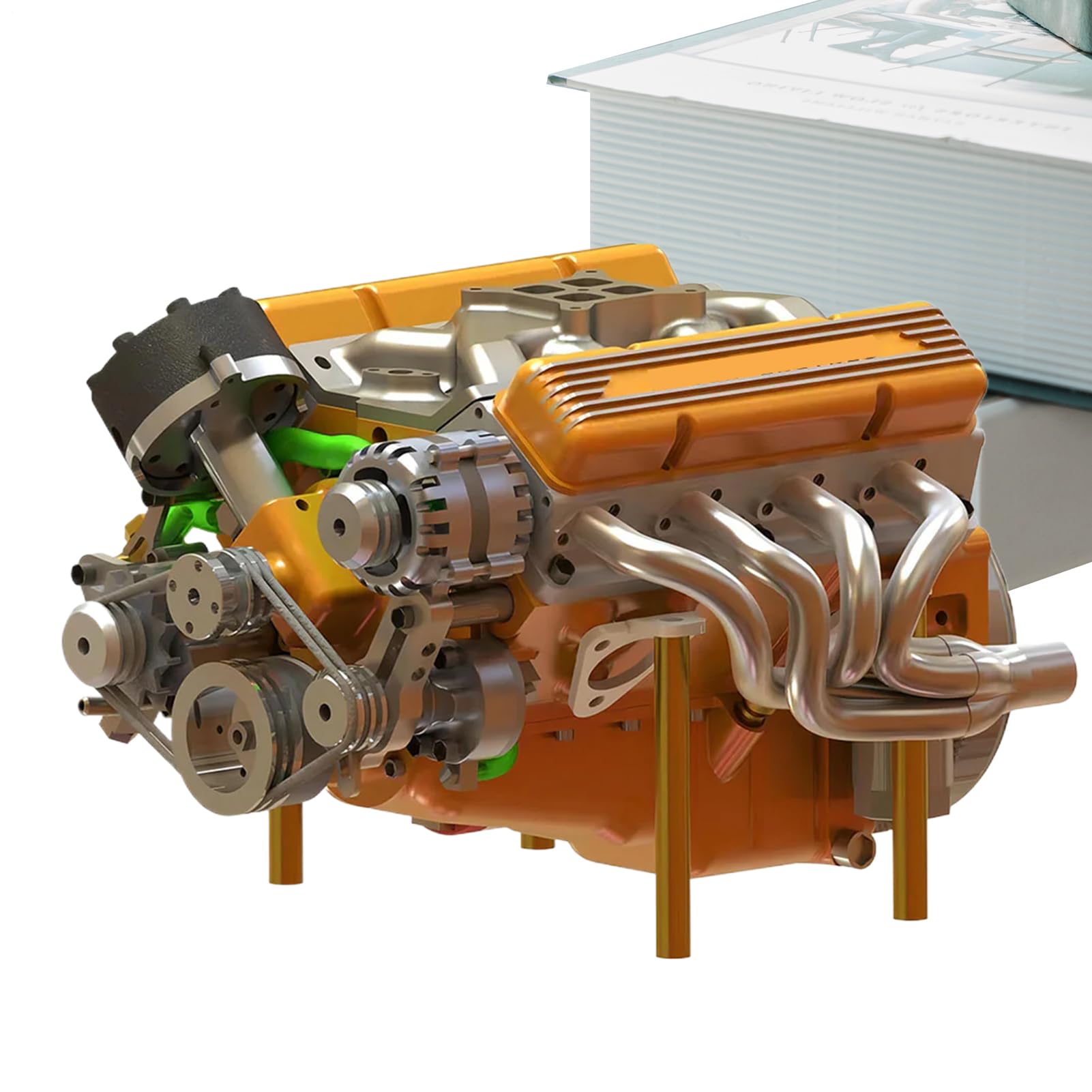Modèle de moteur automobile en résine pour décoration de bureau moderne