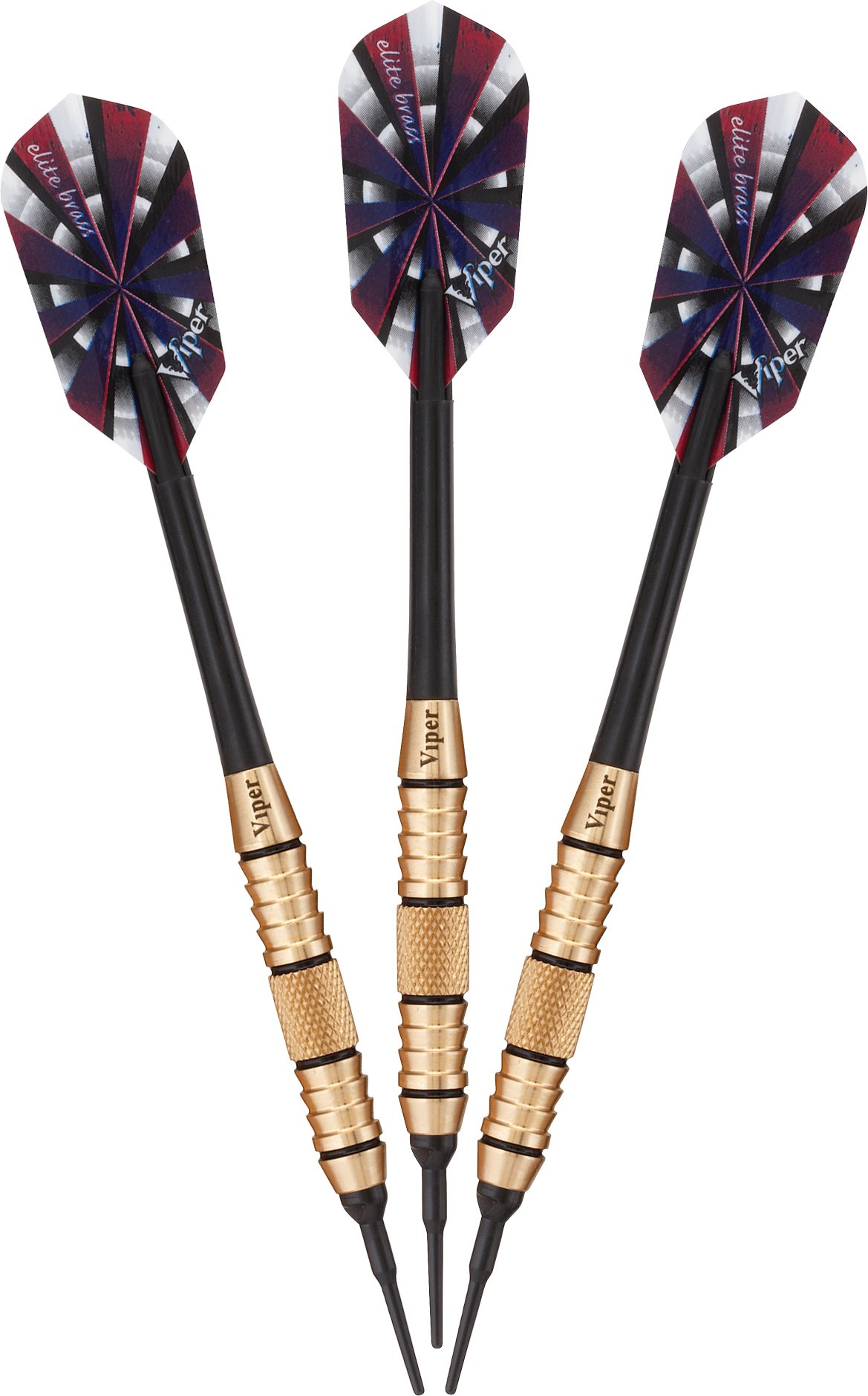 Elite Brass Soft Tip Darts, 18 Grams