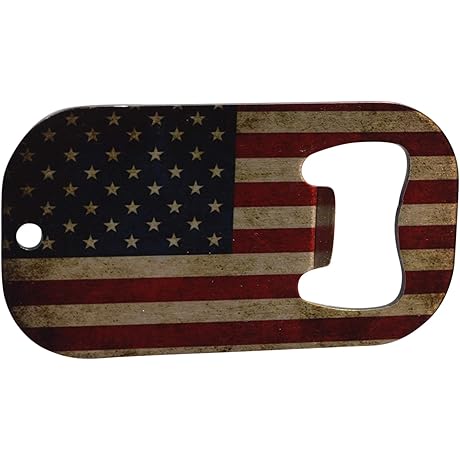 Heavy Duty Tactical Bottle Opener - American Spirit Unites, Patriotism Bottle Cap Remover