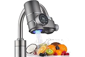 HOMELODY LED Faucet Water Filter: Pure Water with Stylish Illumination