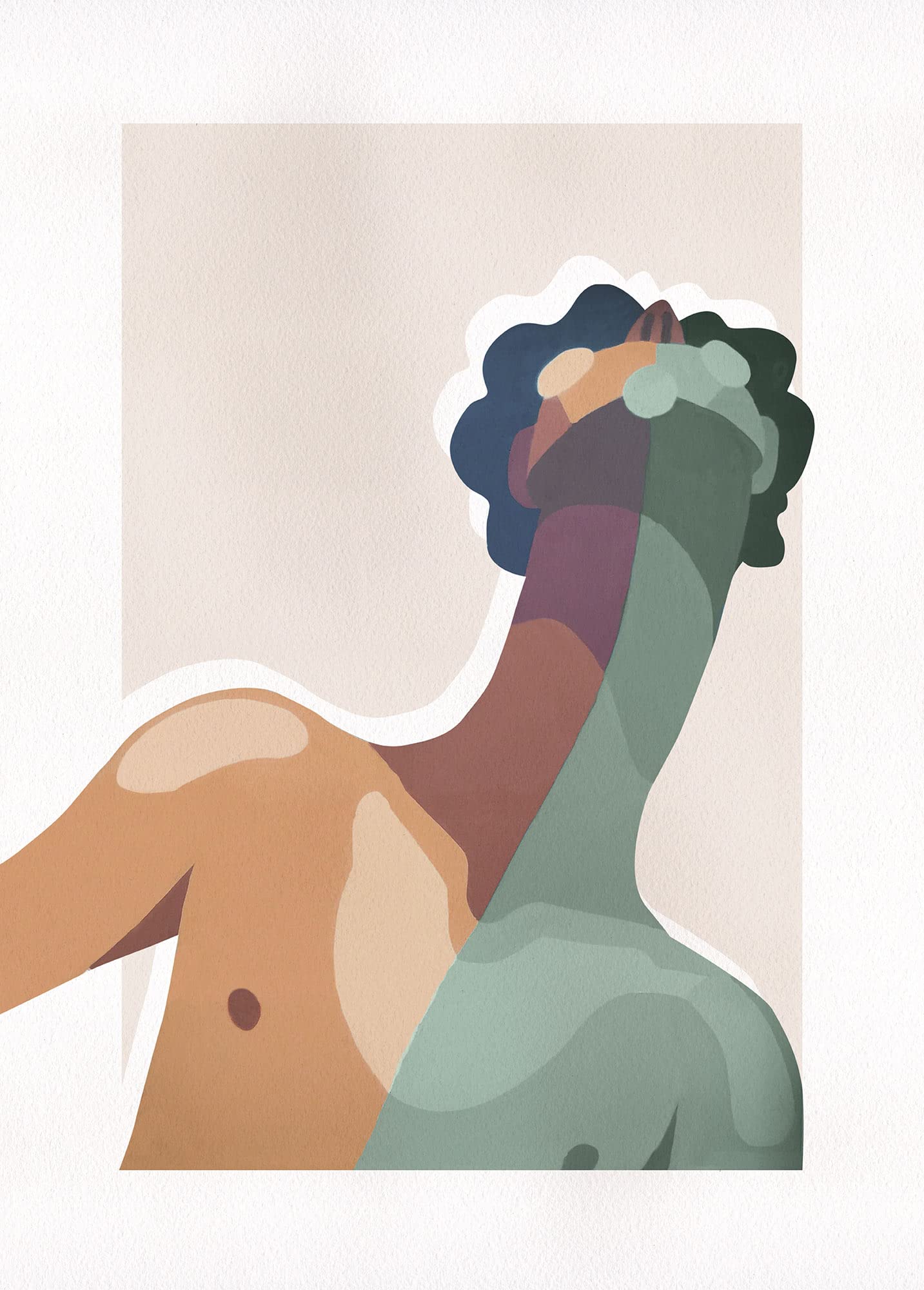 Komar Wandbild Northern Breeze, Poster/Kunstdruck 50 x 70 cm