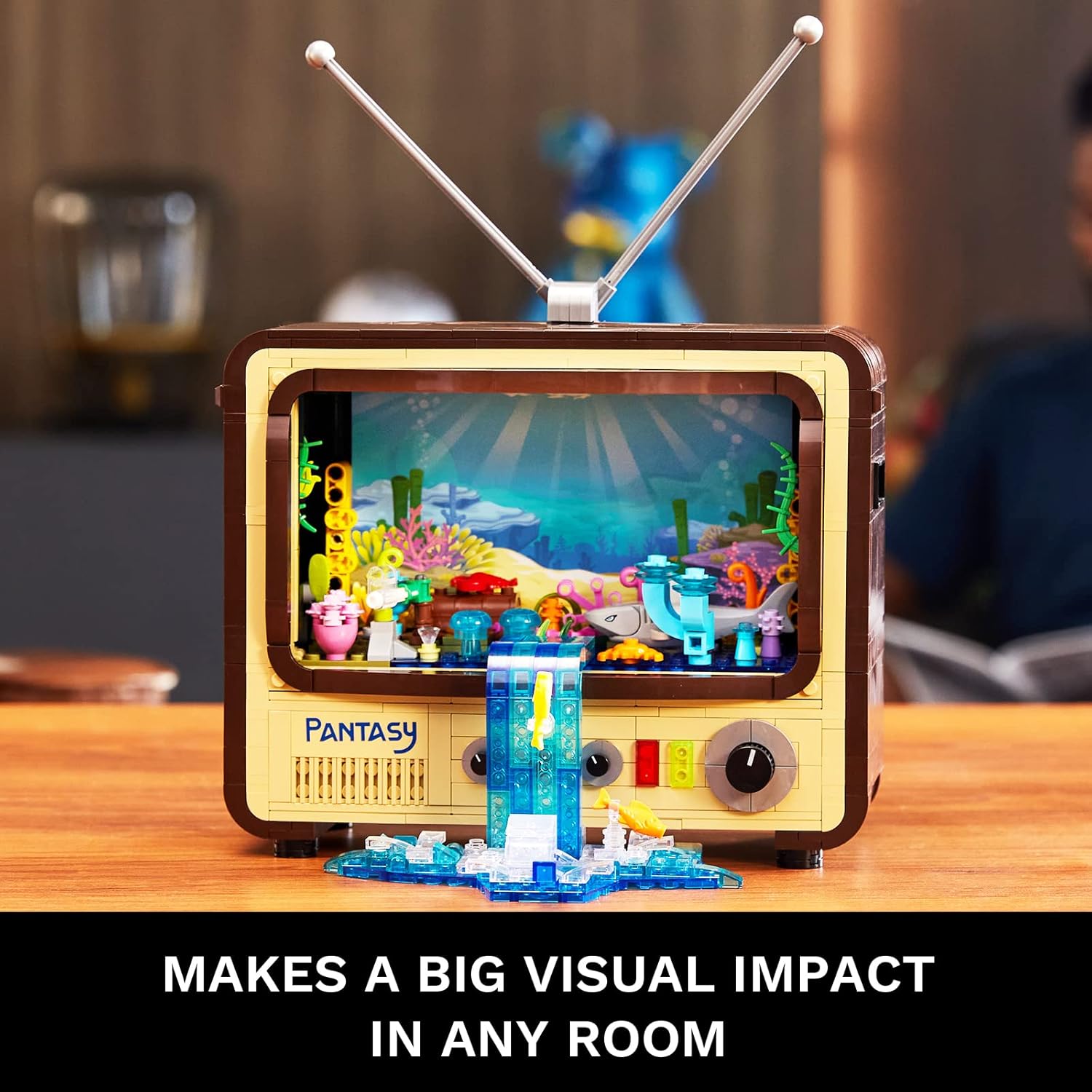 Buy Pantasy Retro TV Building Kit, Creative Ideas Building Set for