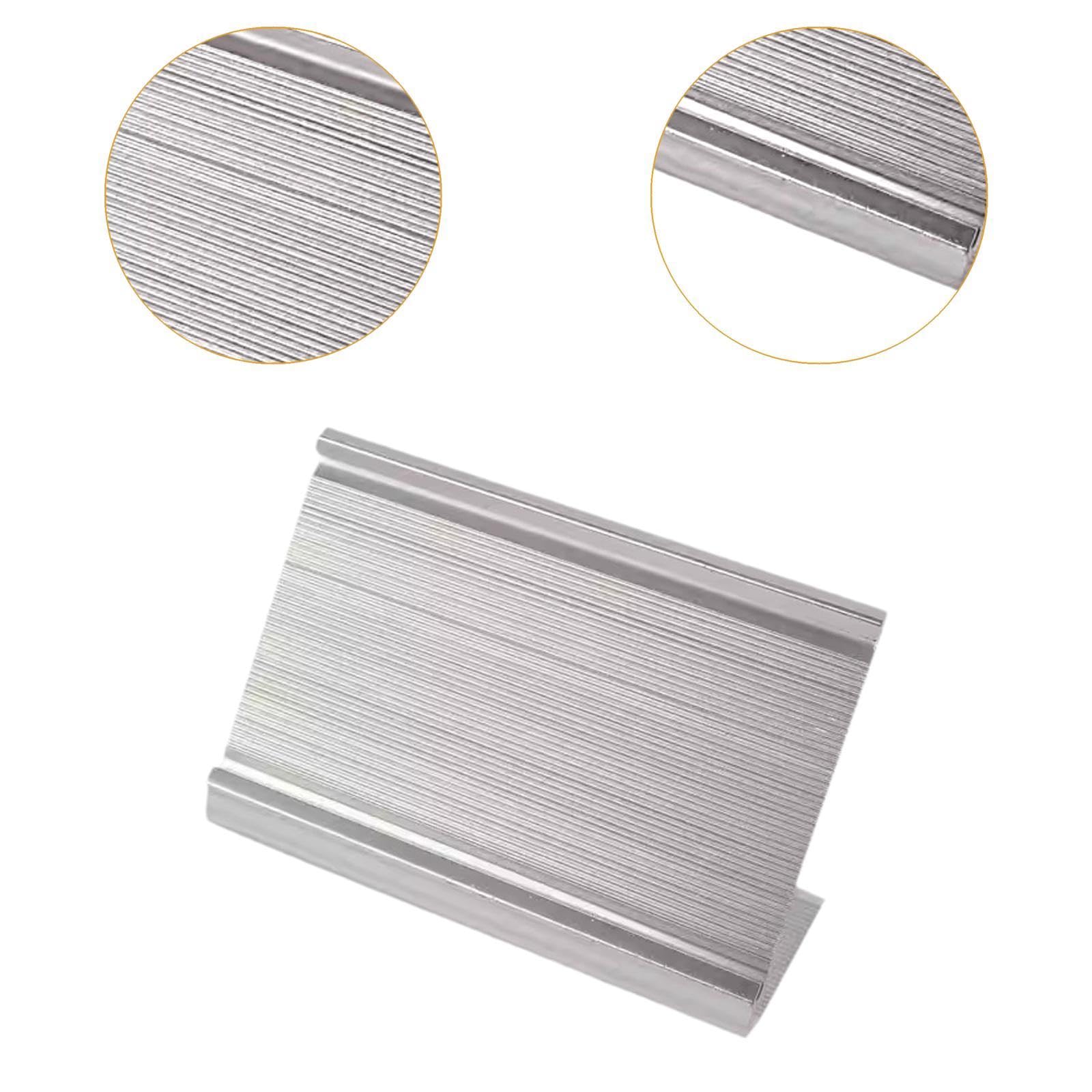 Porte-étiquette de Table Porte-nom Support D'Étiquette En Métal pour Présentation D'Informations Design Épuré Adapté à L'Accueil Entreprises Salles de, Argent