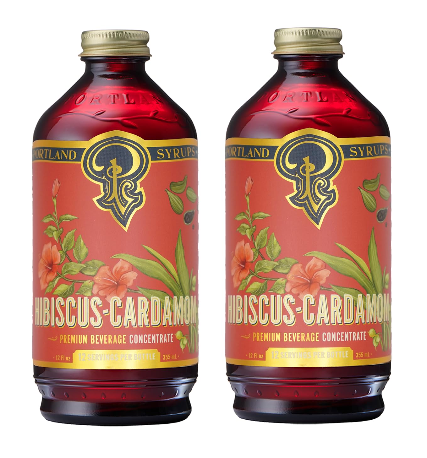 Amazon.com: Portland Syrups Hibiscus Cardamom Syrup - Craft
