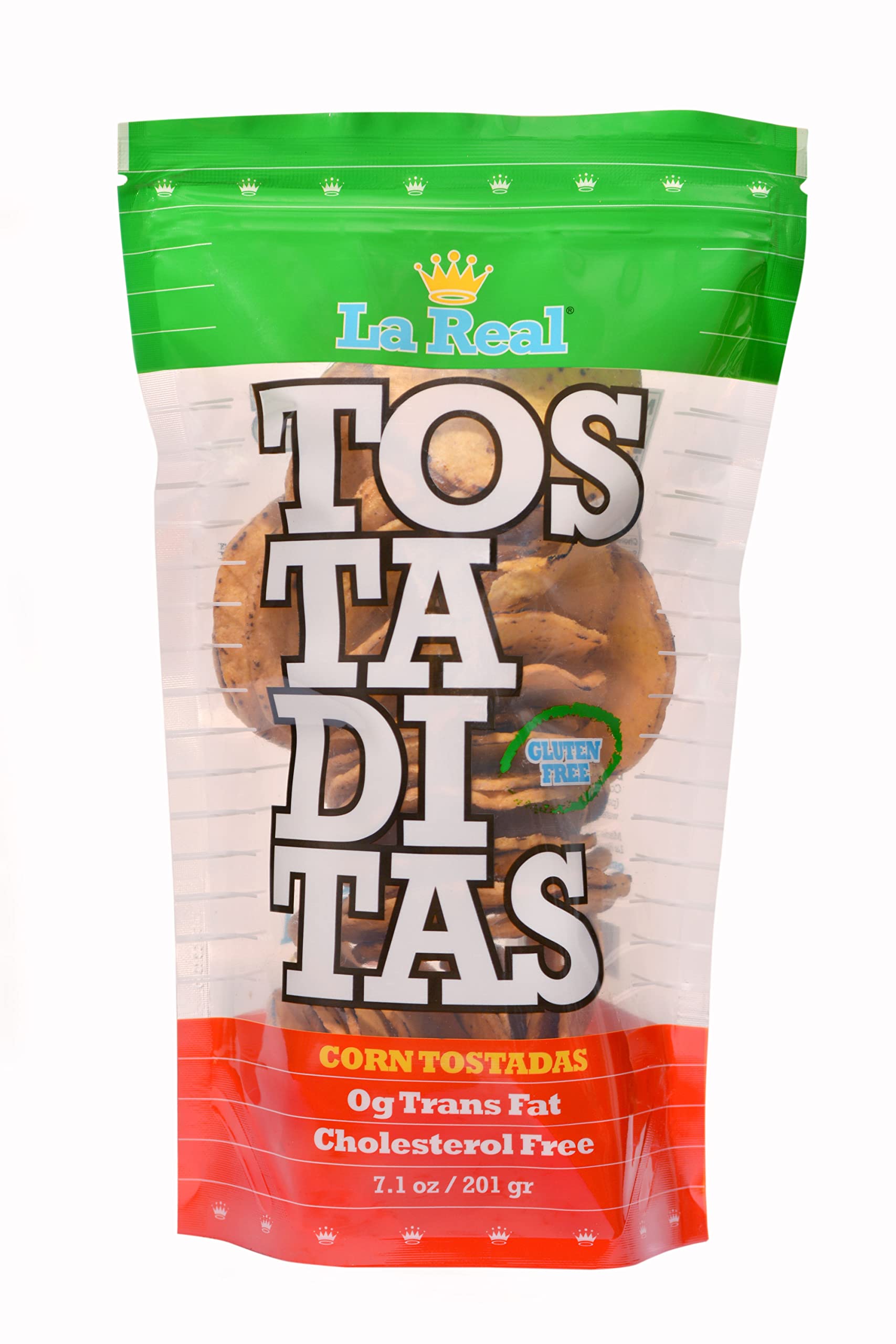 La Real, Tostaditas, Gluten Free, 7.1 oz. (Pack of 8)