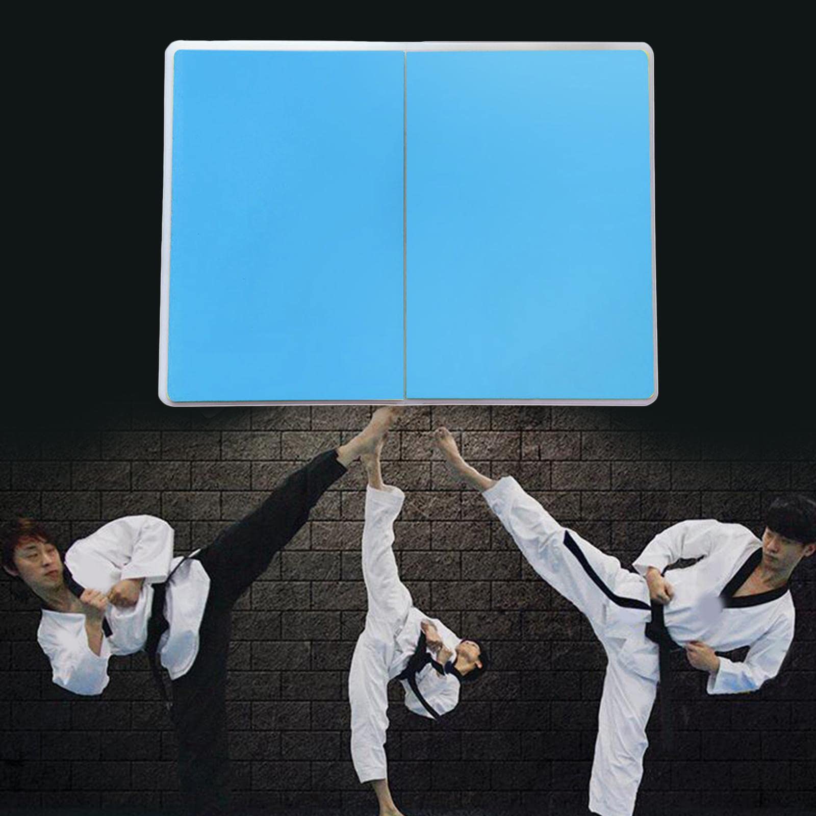 Perfeclan Karate Board Pad in Karate Board Riutilizzabile Durevole Rebreakable Board Breaking Board per Attrezzatura da, Blu, 8 mm