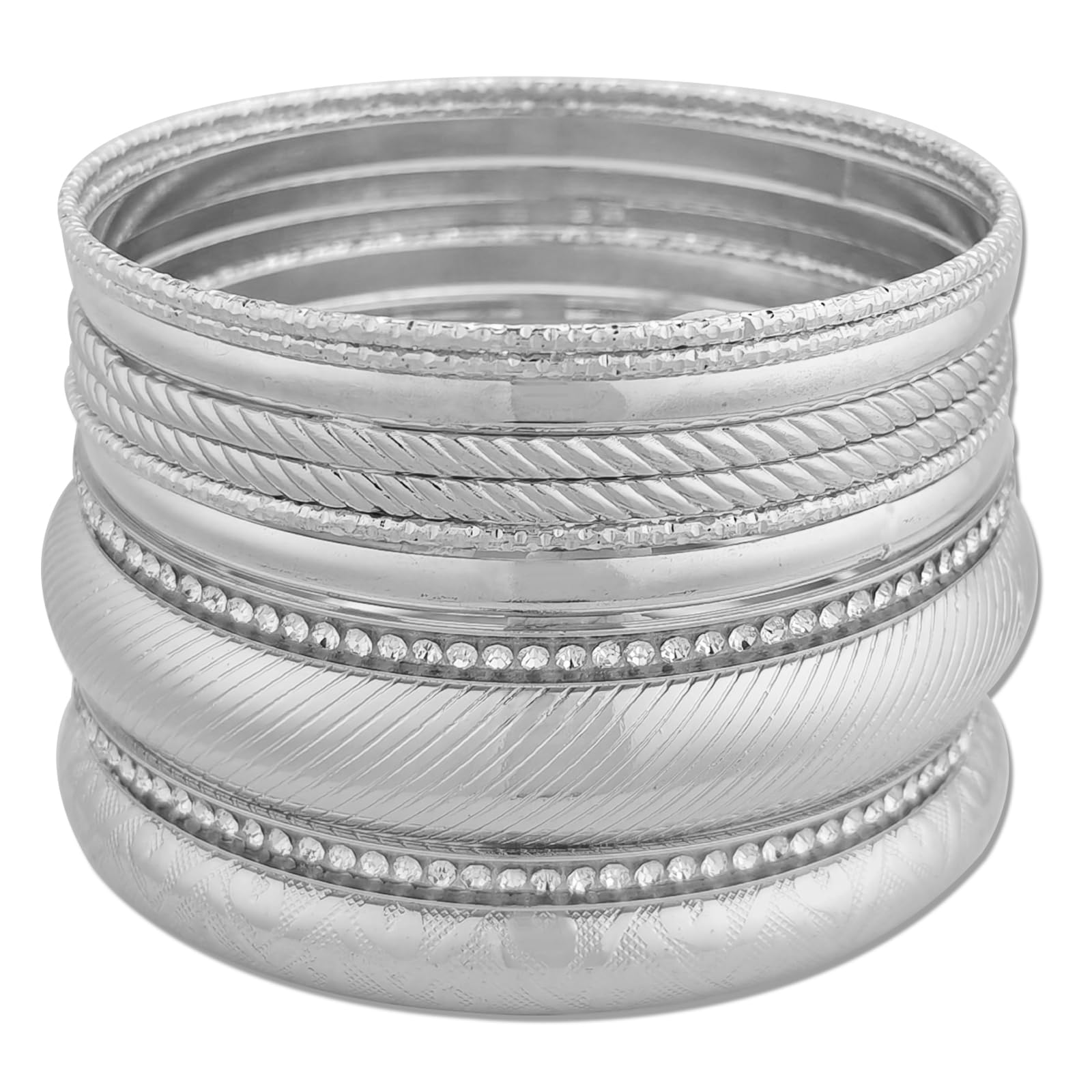 Bangle Bracelets for Women,14K Gold Plated Boho Indian Multi Stackable Bangles For Women Jewelry Gifts