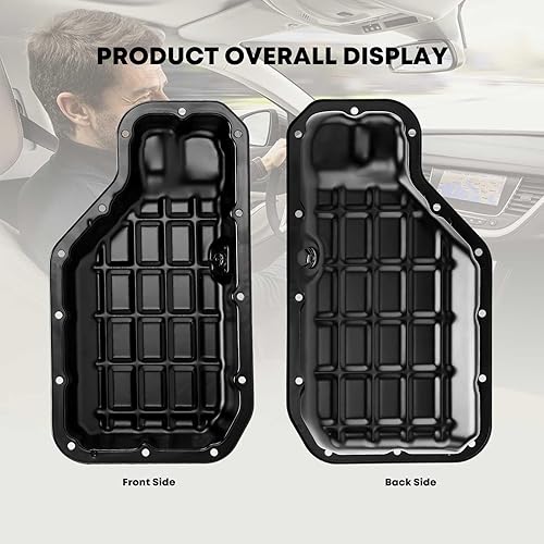 Miniatura 8 de Repuesto de cárter de aceite de motor inferior para Kia Sorento 2007-2009 Borrego 2009-2011 Hyundai Genesis 2009-2014 V6 3.8L