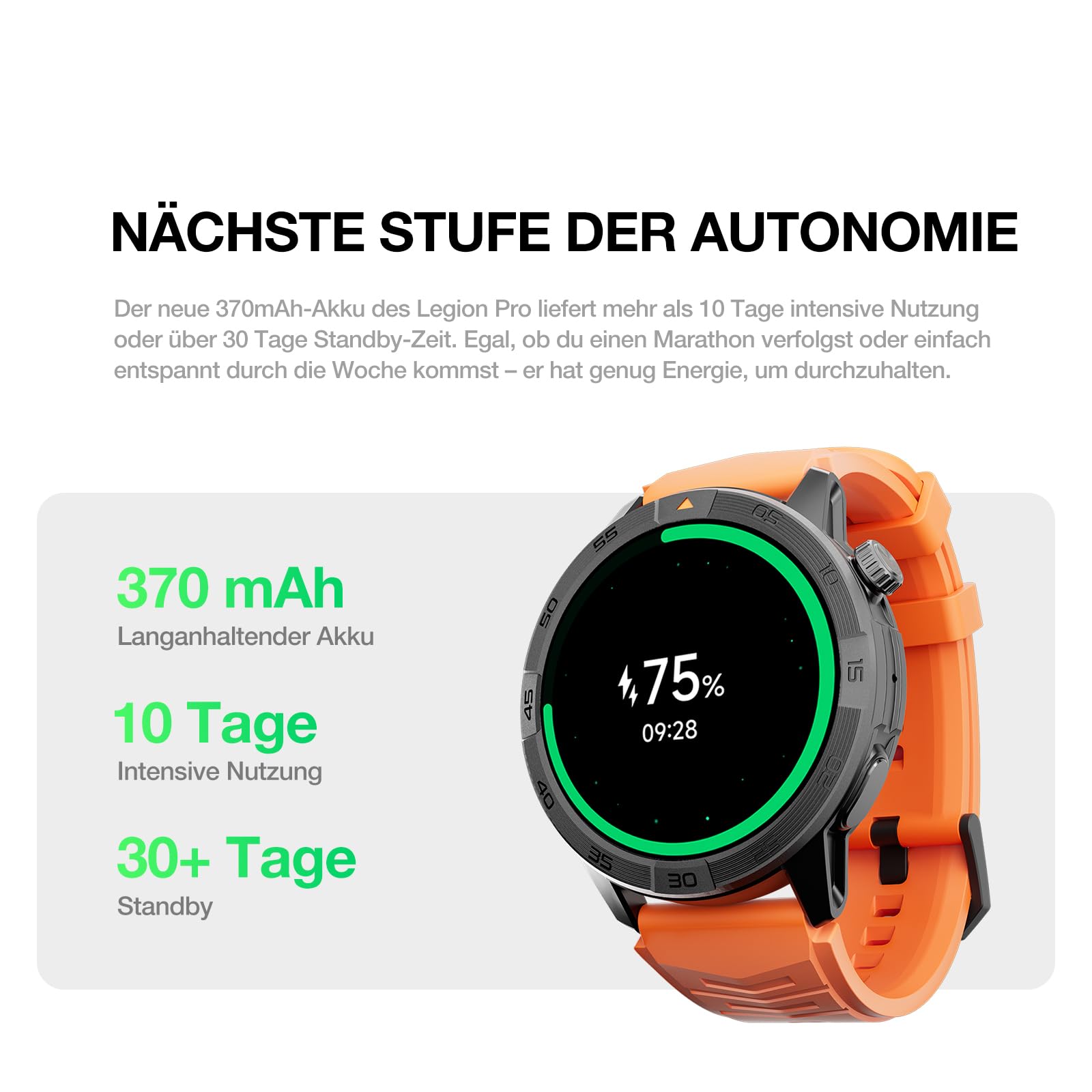AGM Legion Pro Militär Smartwatch Herren, Robuste Fitnessuhr Wasserdicht 5ATM, 1,43" AMOLED Outdoor Sportuhr mit GPS, Offline-Karten für Routenaufzeichnung, MIL-STD-810H, Anrufe, 2 Armbänder