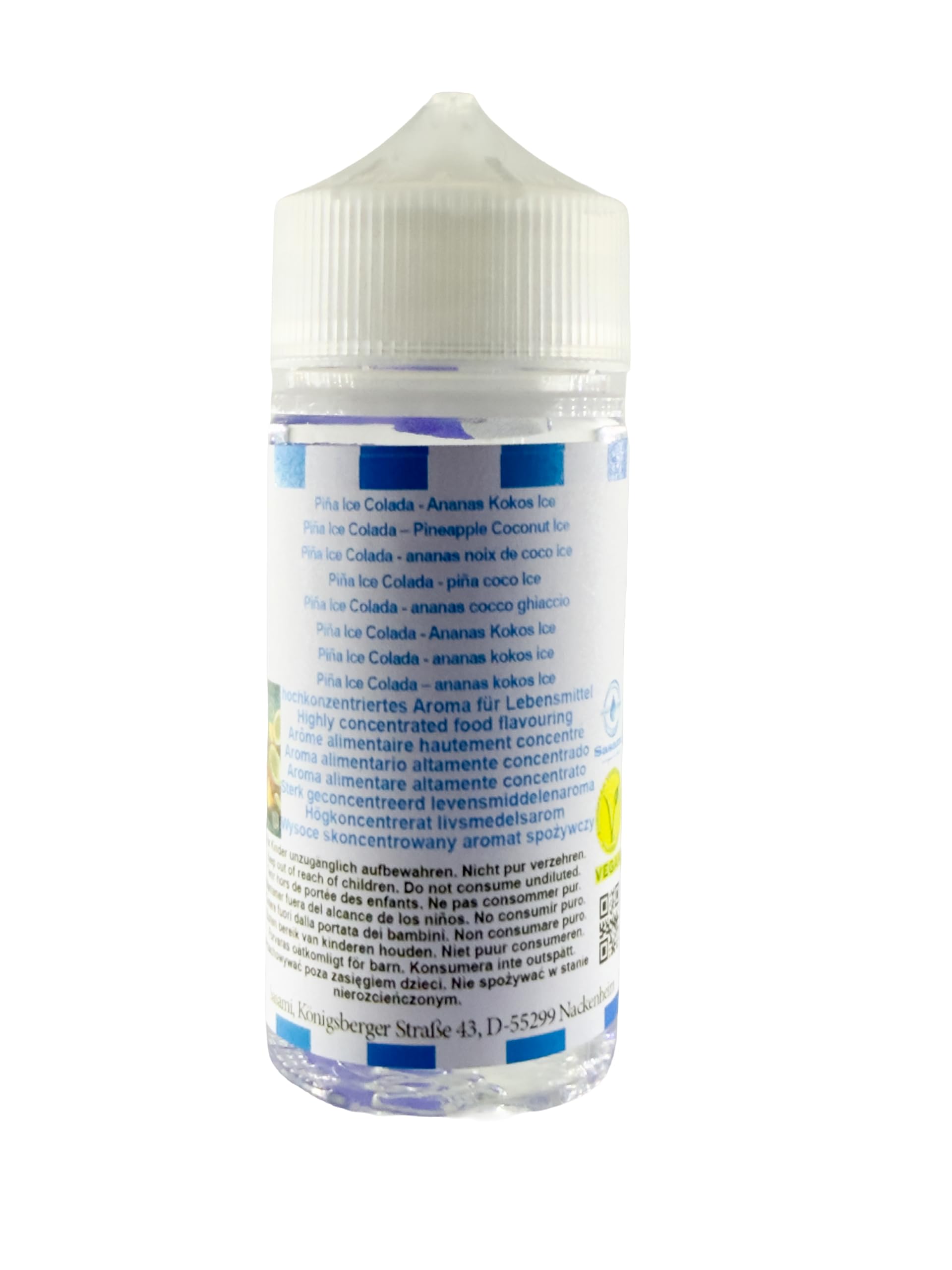 Piña Ice Colada - piña coco Ice aroma concentrado - Vegano - Sasami - 100ml