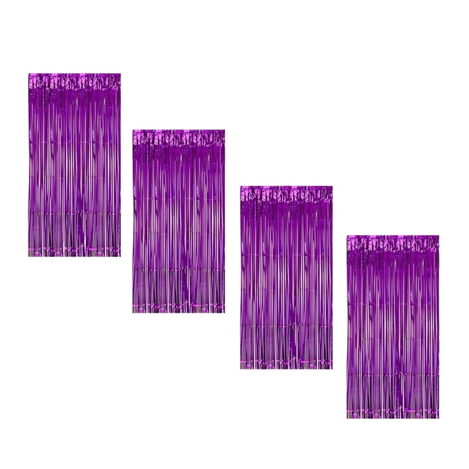 Rideau d'arrière-Plan à Paillettes, 10 pièces/2.0m, décorations de fête d'anniversaire, Mariage, en Feuille pour Cuisine(Silver)