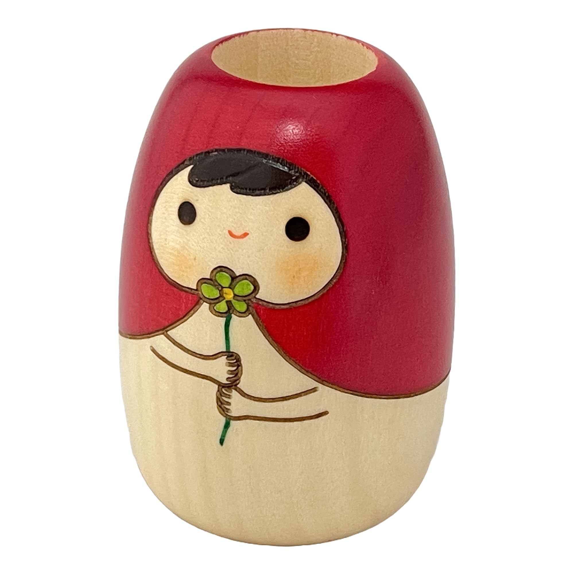 Amazon.co.jp: Usaburo Kokeshi 24-179 Japanese Toothpick Paste (Red