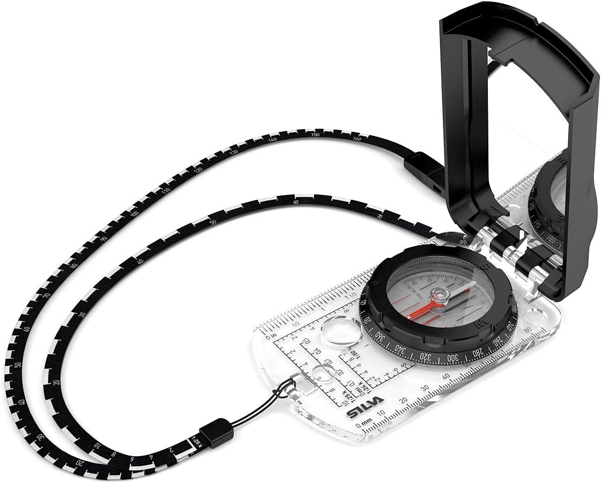 Peco 37038-PE Silva Ranger 2.0 Compass with Built-in Clinometer Azimuth with Black Bezel