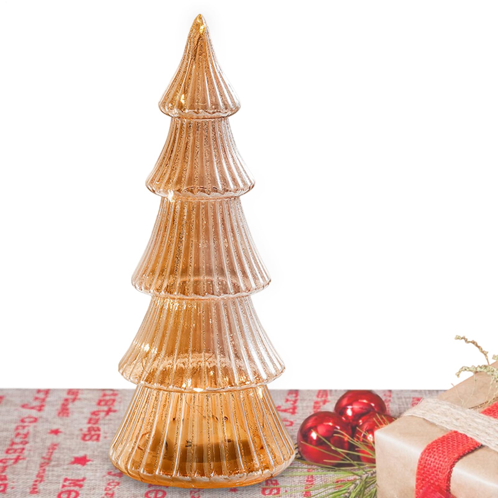 Luces nocturnas navideñas en forma de árbol para regalar y decorar mesas de noche