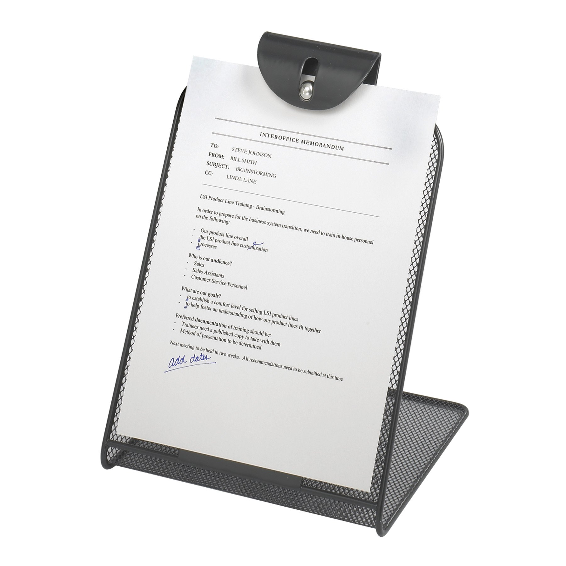 Safco Onyx Mesh Copyholder - Black