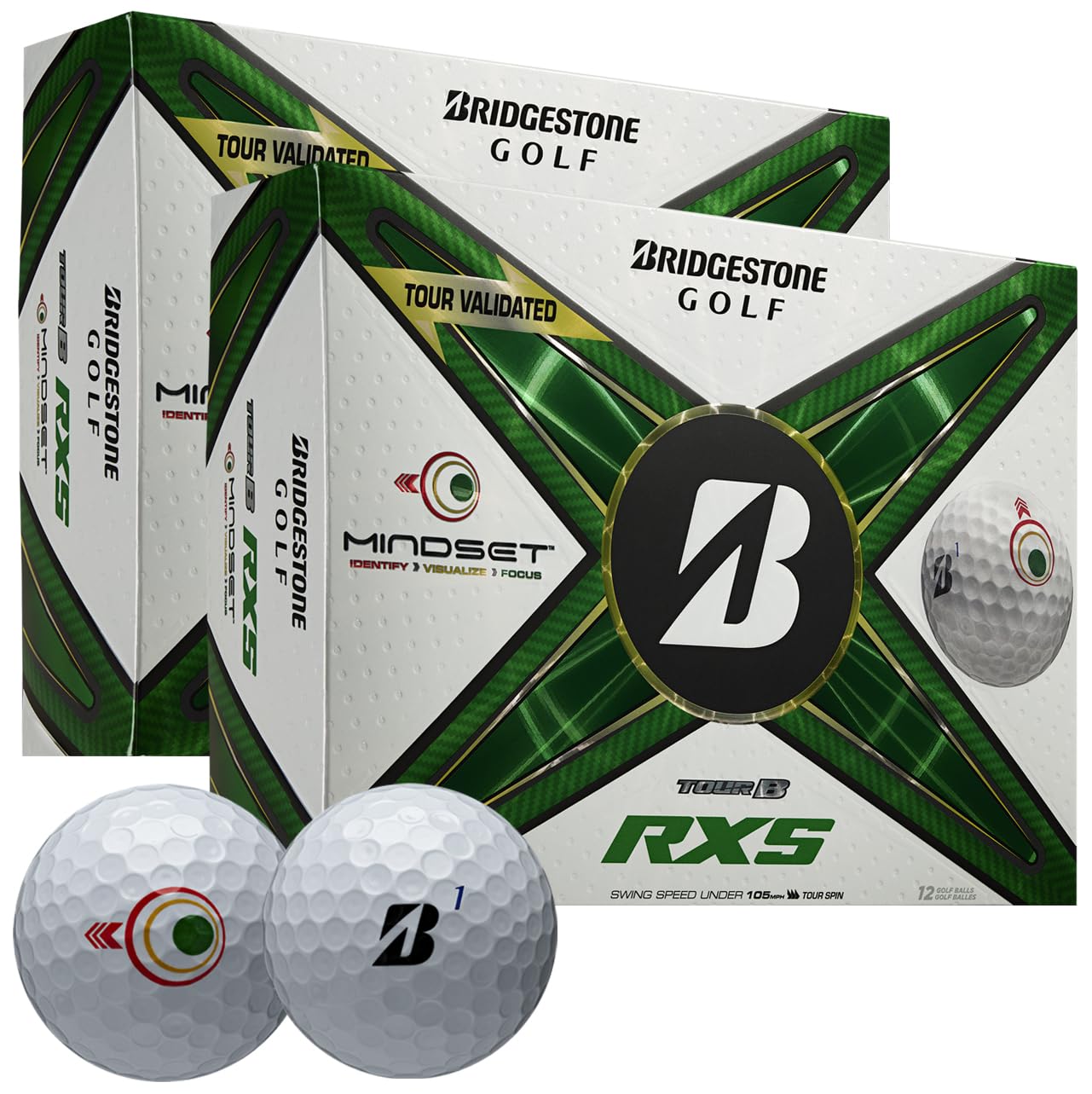 Bridgestone Golf Tour B RXS Mindset Double Dozen