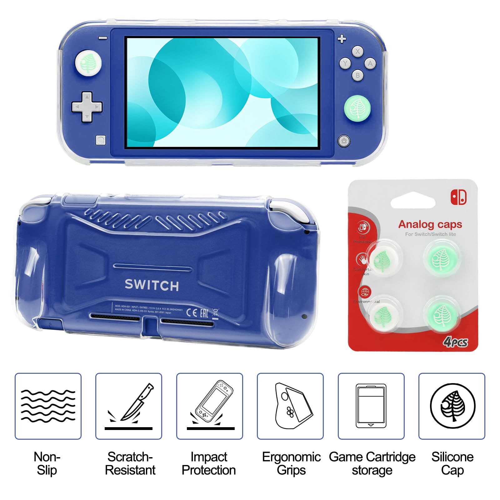 Amazon.com: Switch Lite Case 16-in-1 Accessories Bundle for