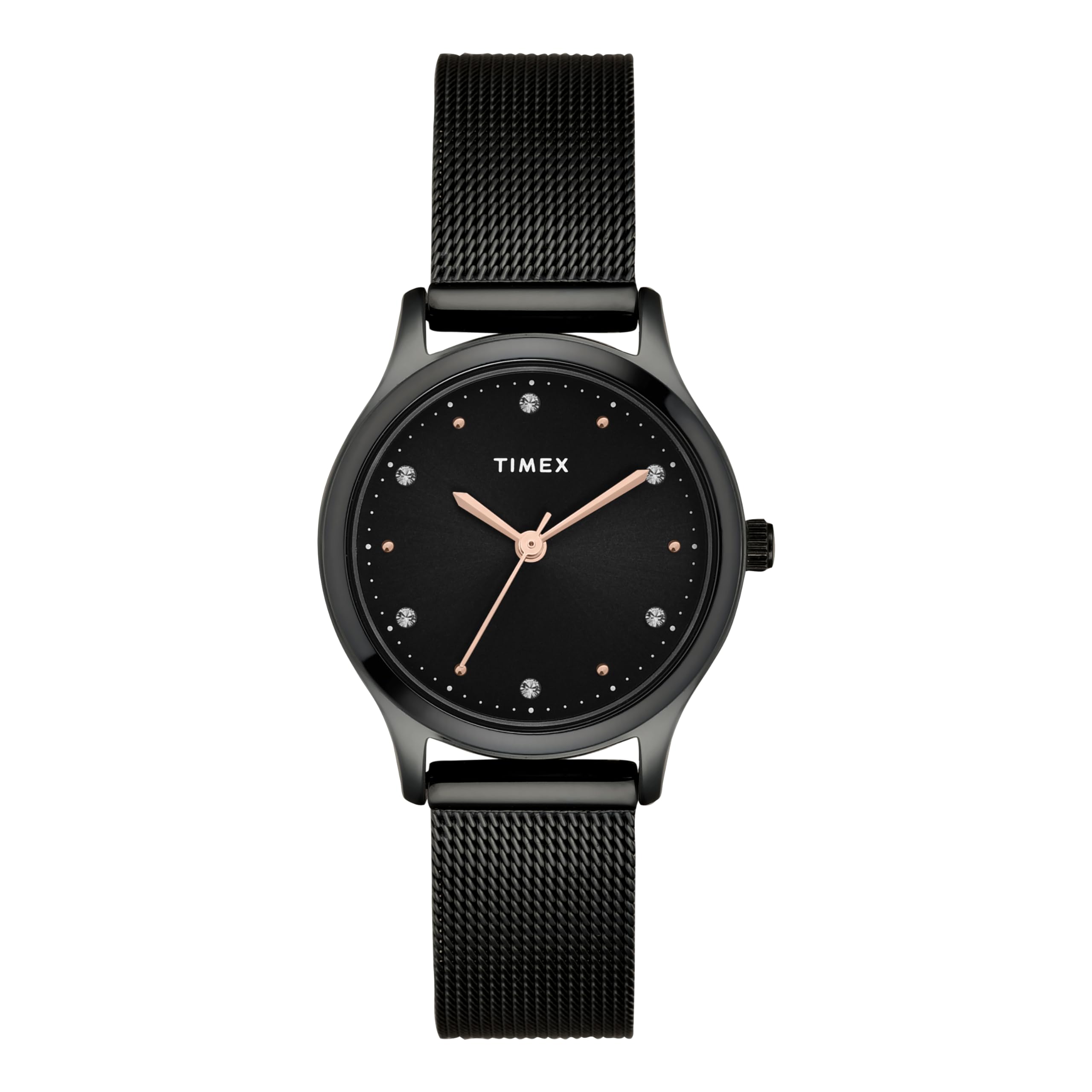 TIMEX Women Stainless Steel Black Round Analog Dial Watch- Tw0Tl8716, Band Color-Black (B0CQRQ2KKZ) Amazon Price History, Amazon Price Tracker