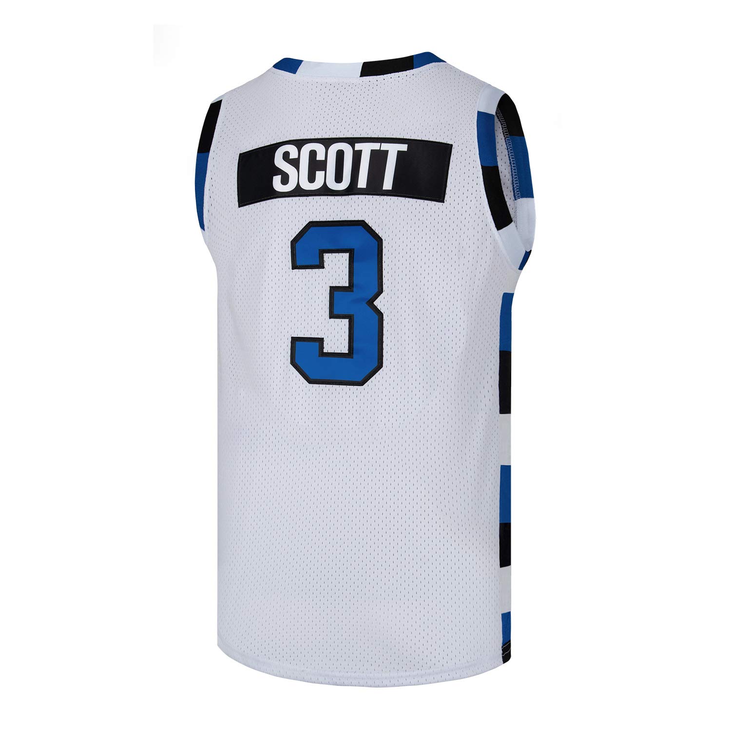 Mens Basketball Jersey #3 Lucas Scott Movie Sports Jersey Shirts Black