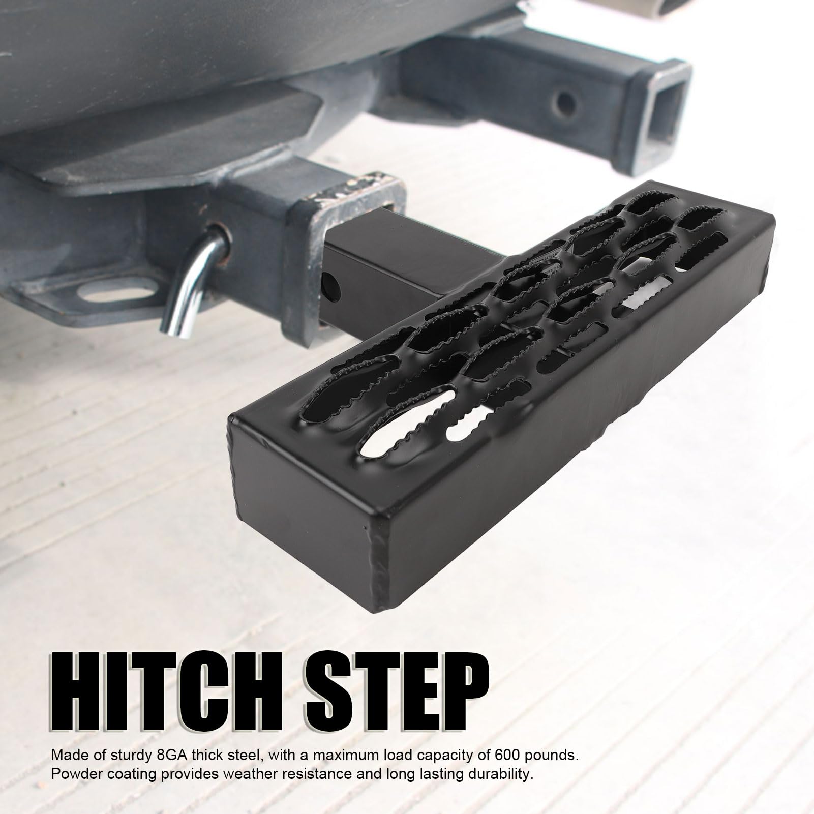 KAYCENTOP Universal Hitch Step 2 Inch Receiver, Anti Slip Tow Bumper ...