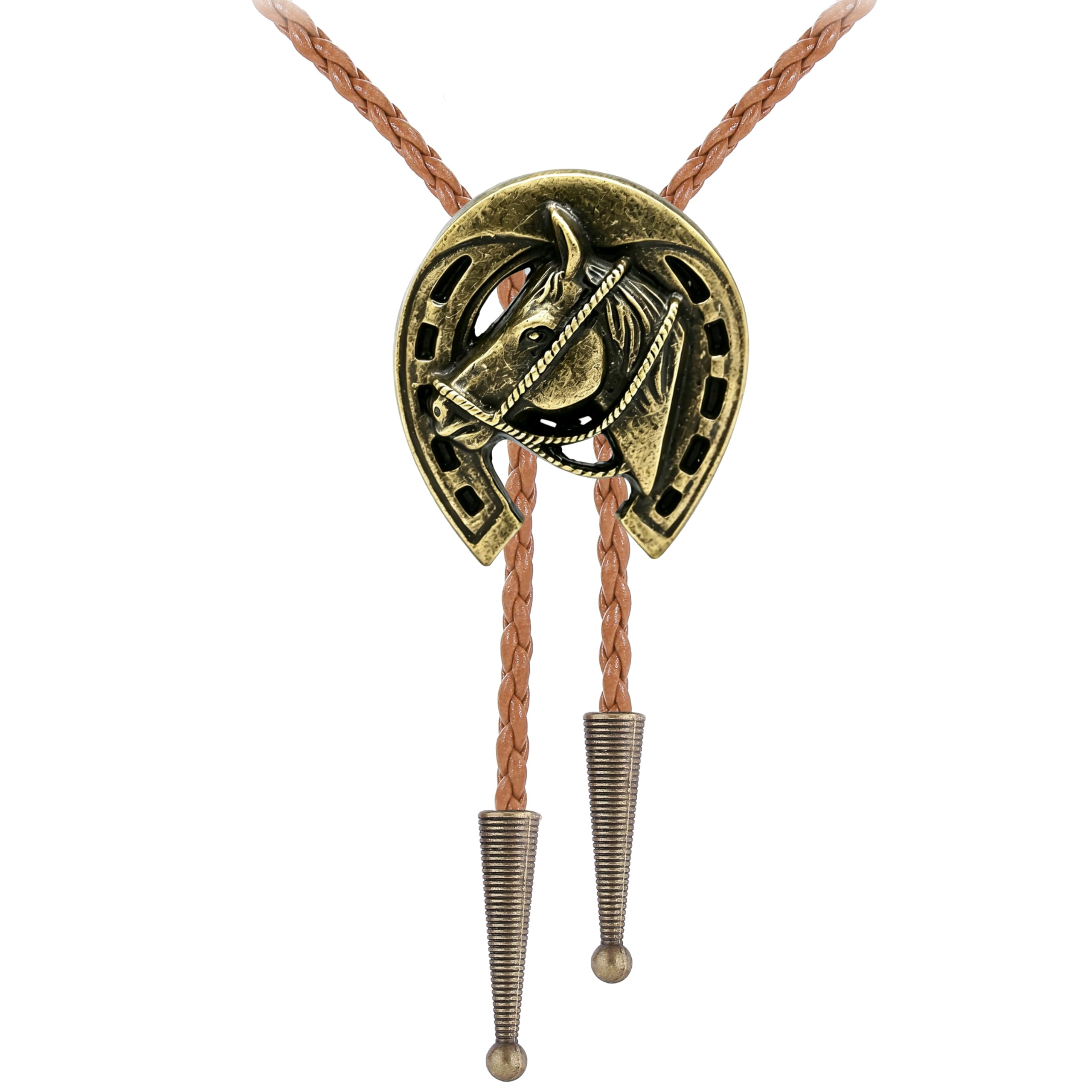 Jeilwiy Bolo Tie for Men Cowboy Ties Western Bolo Tie Necklace for Women