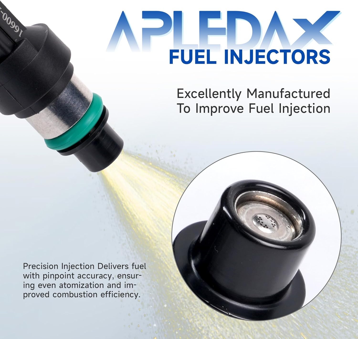 Fuel Injectors For/Nissan Sentra 2.0L 2007-2012, Versa 1.8L 2007-2012, Cube 1.8L 2009-2014, NV200 2.0L 2013 2014 2015 2016 2017, 16600-EN200, FBY2850, FJ1056