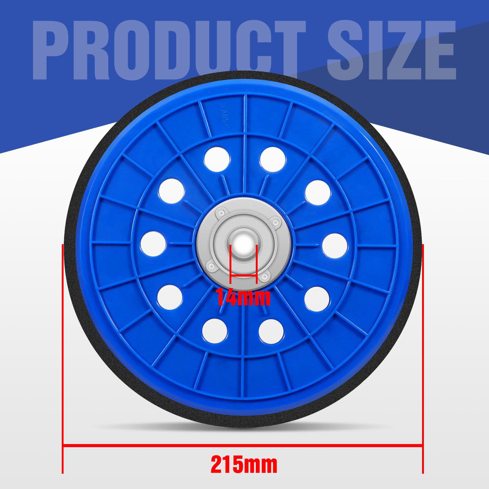 Lot De 15 Disques Abrasifs De 225 Mm De Diamètre - 10 Trous - Grain P80 - Roues De Ponçage De 225 Mm De Diamètre - Rouge Perforé - Pour Ponceuse à Cloison Sèche