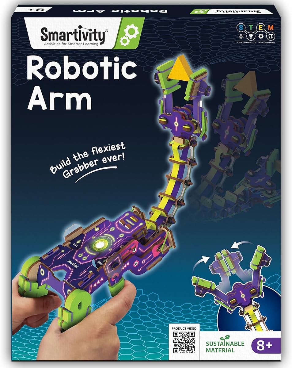 Smartivity Robotic Arm STEM Toy for Kids 8-14 Years
