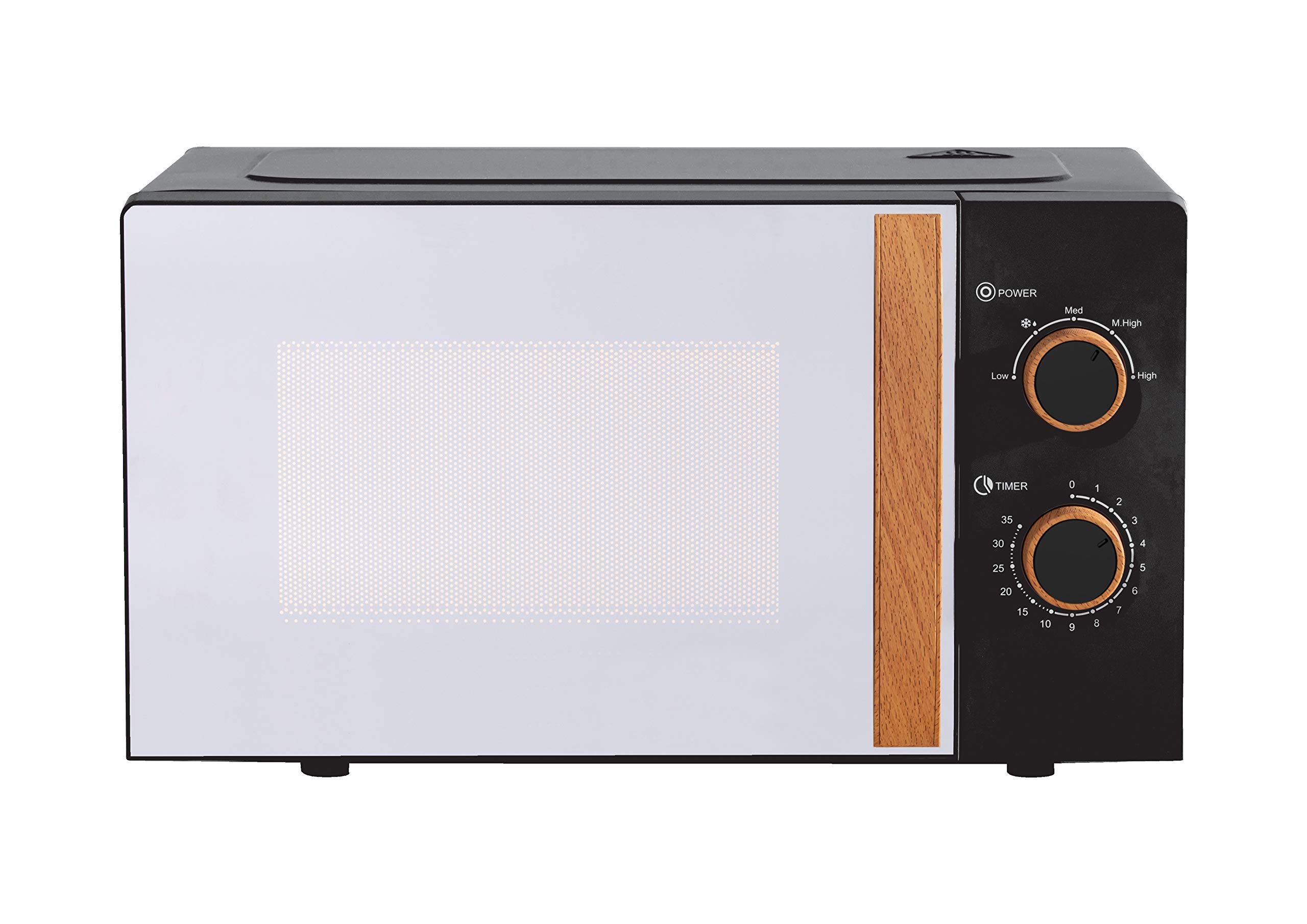 Daewoo Scandia 20L Microwave with 5 Power Settings, Defrost u0026 Cancel  Functions, 25cm Glass Turntable and Easy-to-Clean Interior, Adjustable  Timer Dial Control and Beep Indicator- Black, SDA2045 : Amazon.co.uk: Home  u0026 Kitchen