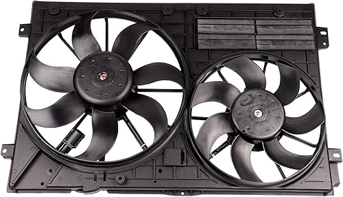 Miniatura 3 de Conjunto de ventilador de condensador de radiador, ventilador de refrigeración, lado del pasajero/LH RH 620-805 KFKGF Universal Slim Fan Push Pull