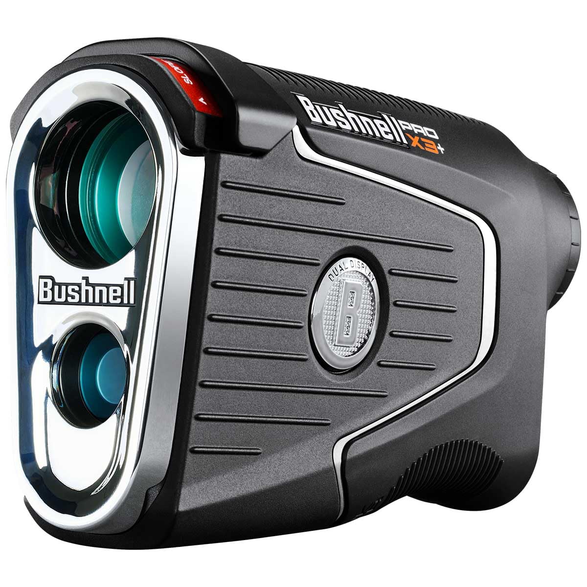 Bushnell Pro X3+ Link Golf Laser Rangefinder Bundle - Wind Speed & Direction, Slope-Switch, BITE Magnetic Cart Mount with Premium Carrying Case, PlayBetter Microfiber Towel & Extra Battery