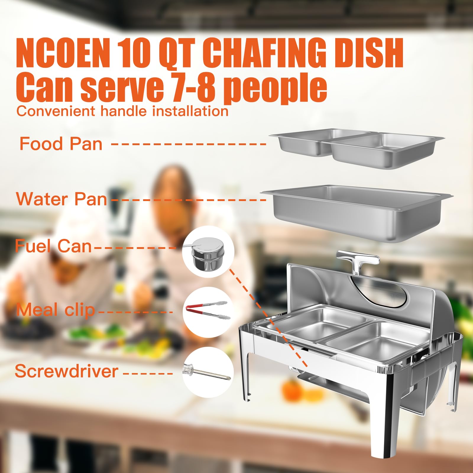 Amazon.co.jp: NCOEN ビジュアルロールトップ 摩擦皿ビュッフェ