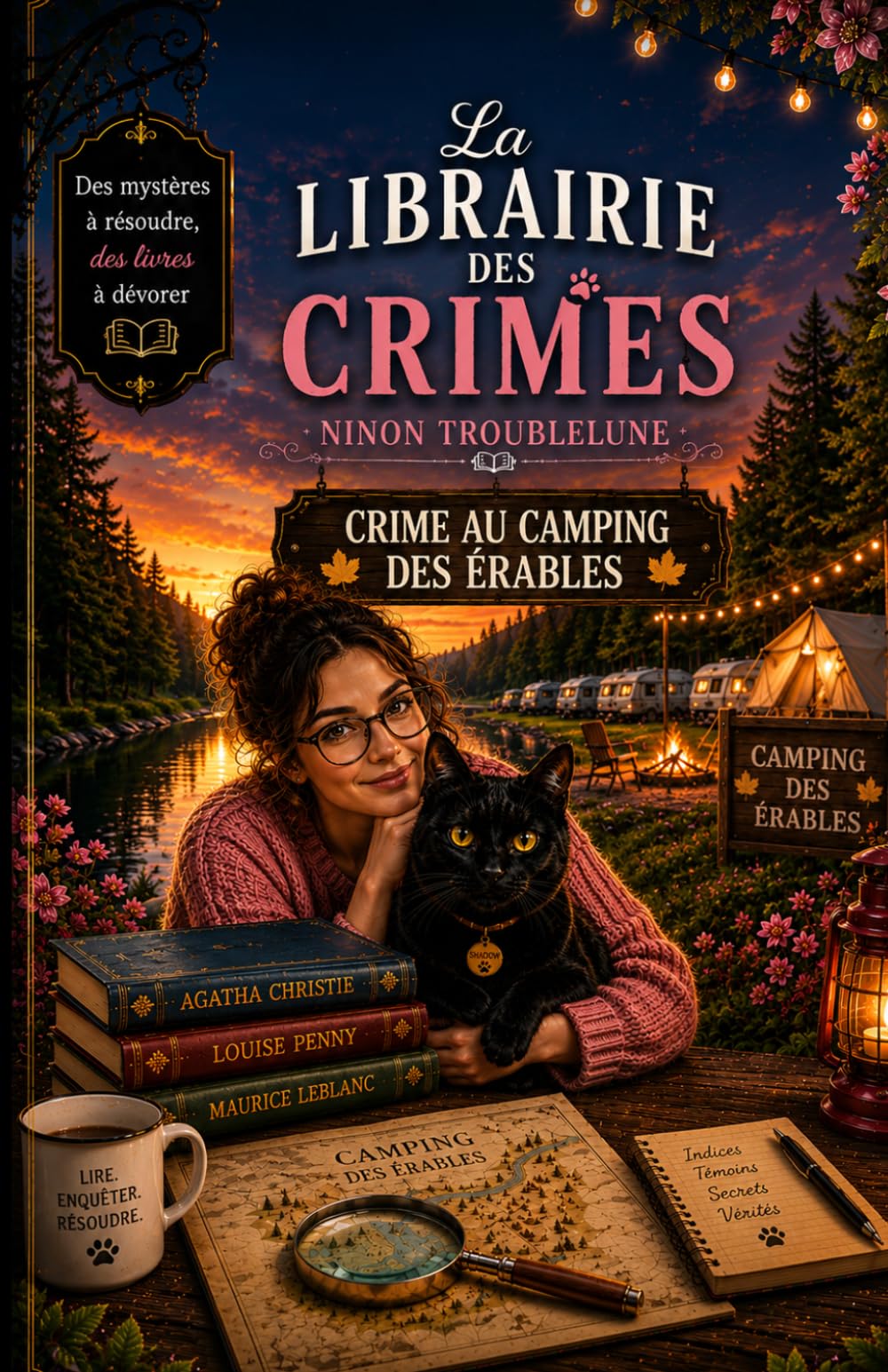 La Librairie des Crimes: Crime au Camping des Érables (Les enquêtes d'Isadora Filochet)