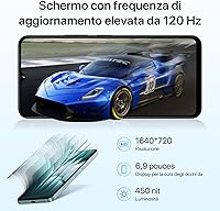 Vista 2 de UMIDIGI G100 Teléfono celular desbloqueado Android 14, pantalla HD+ de 6.9" a 120Hz, Octa-core 16GB + 256GB Expand 1TB, GPS, teléfono inteligente