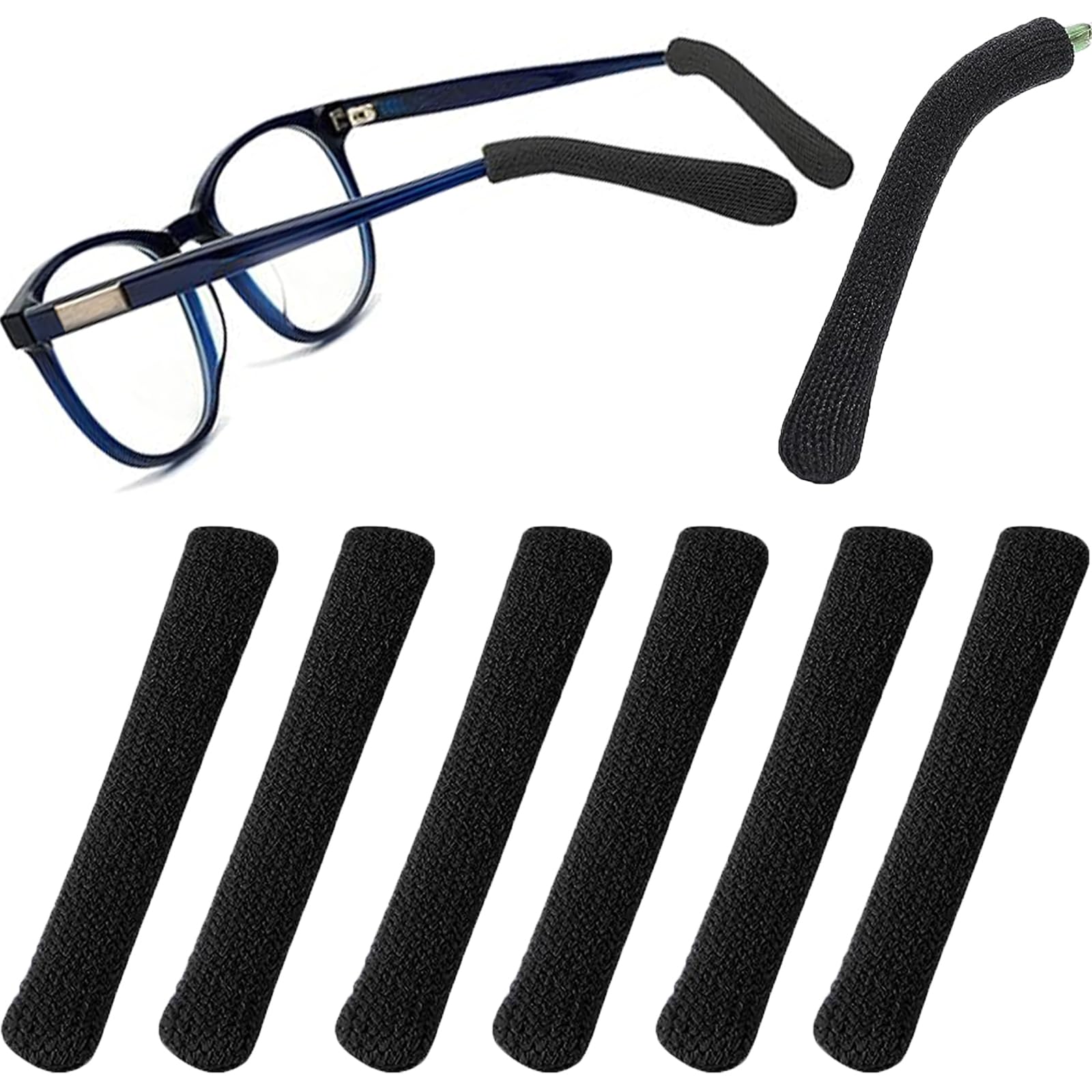 UpinFun Glasses Ear Cushion Temple Tips Sleeve Protectors