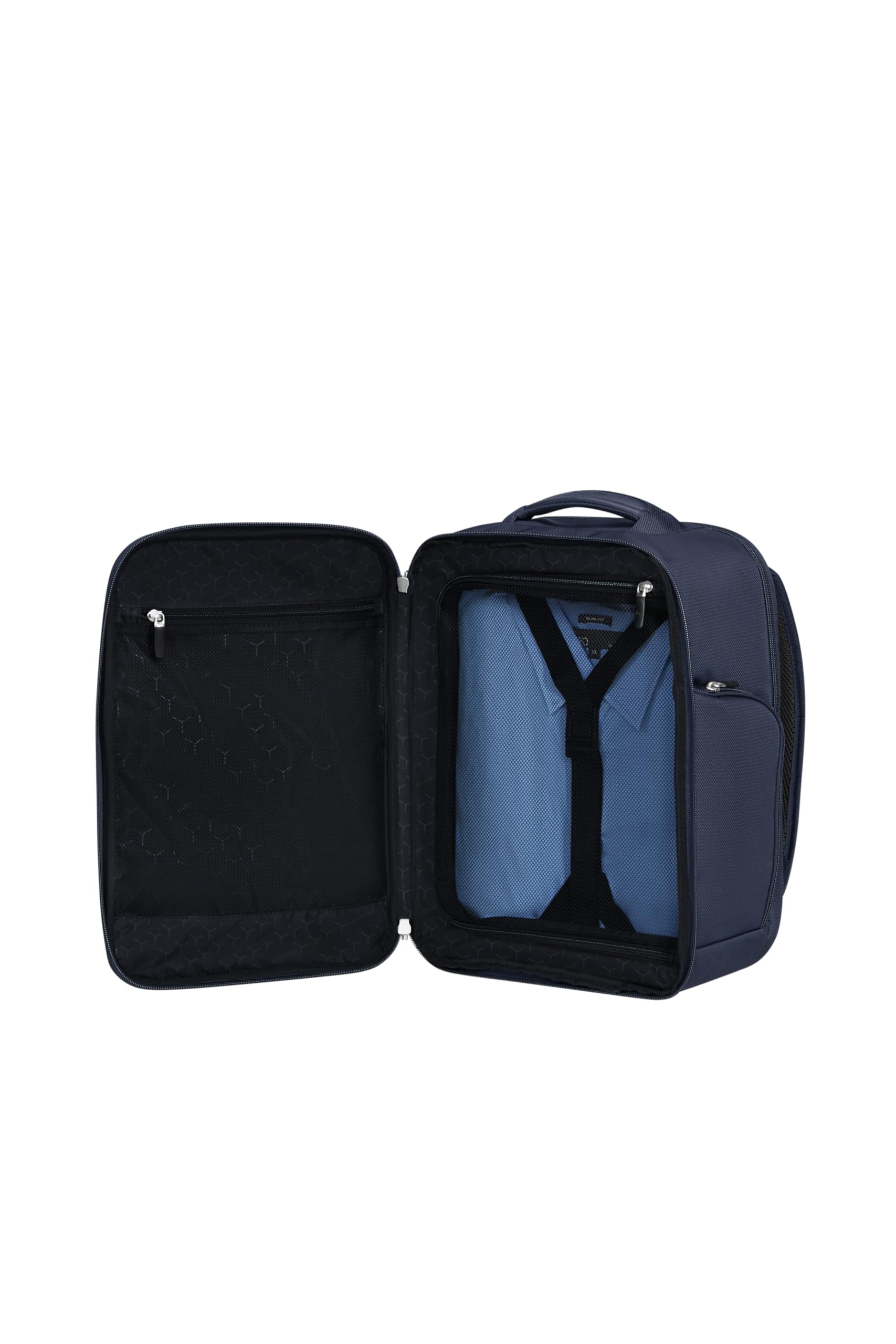 Samsonite Spark SNG Eco - Plecak Kabinowy 40x30x20 cm - Bagaż Podręczny dla Ryanair, Wizz Air & Vueling, Torba Pod Siedzenie z Kieszenią na Laptopa 15.6", 26 L, 0.80 KG, Niebieski (Midnight Blue)