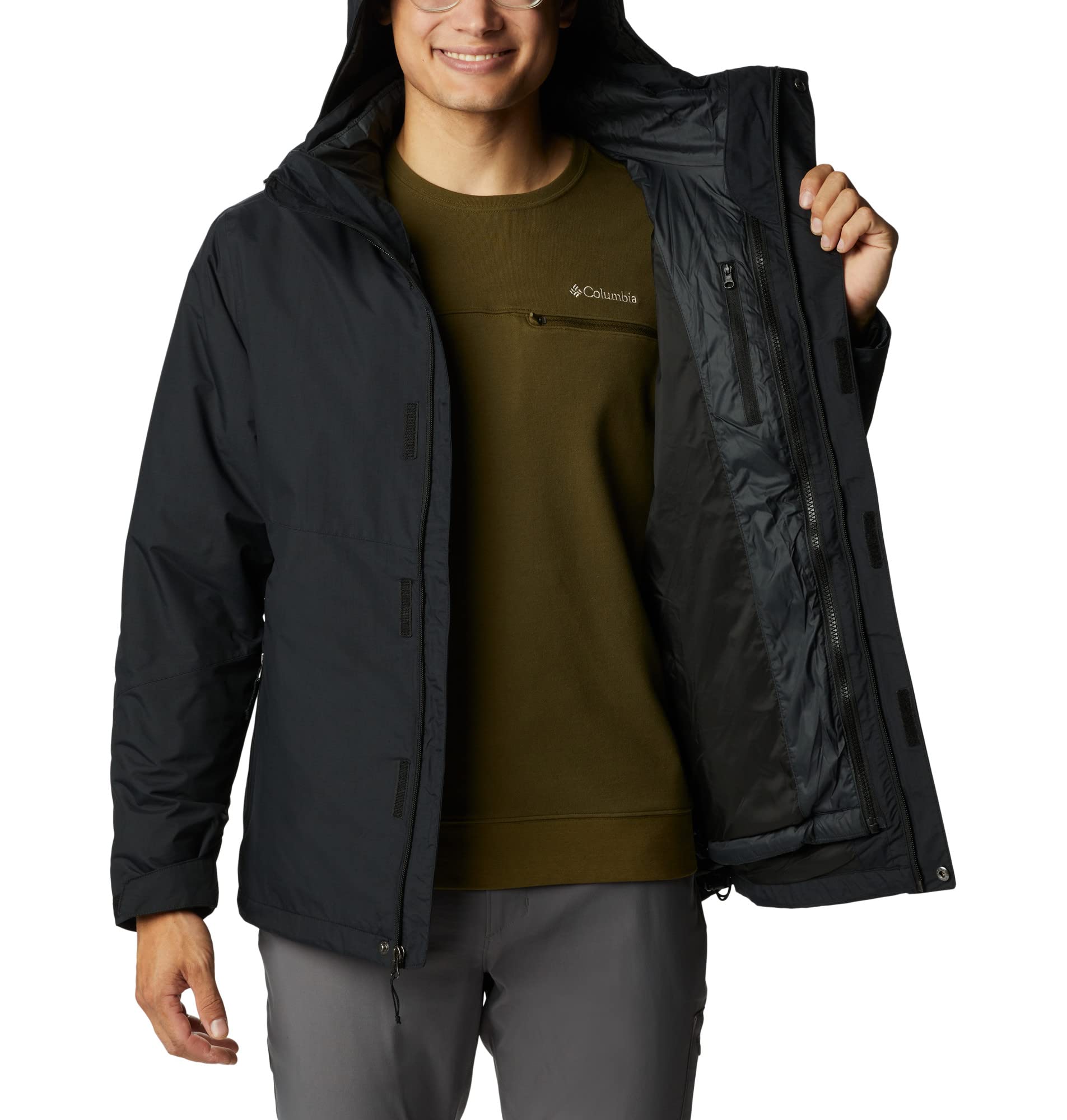 Columbia Element Blocker Interchange Jacket, Giacca Invernale 3 In 1 Uomo